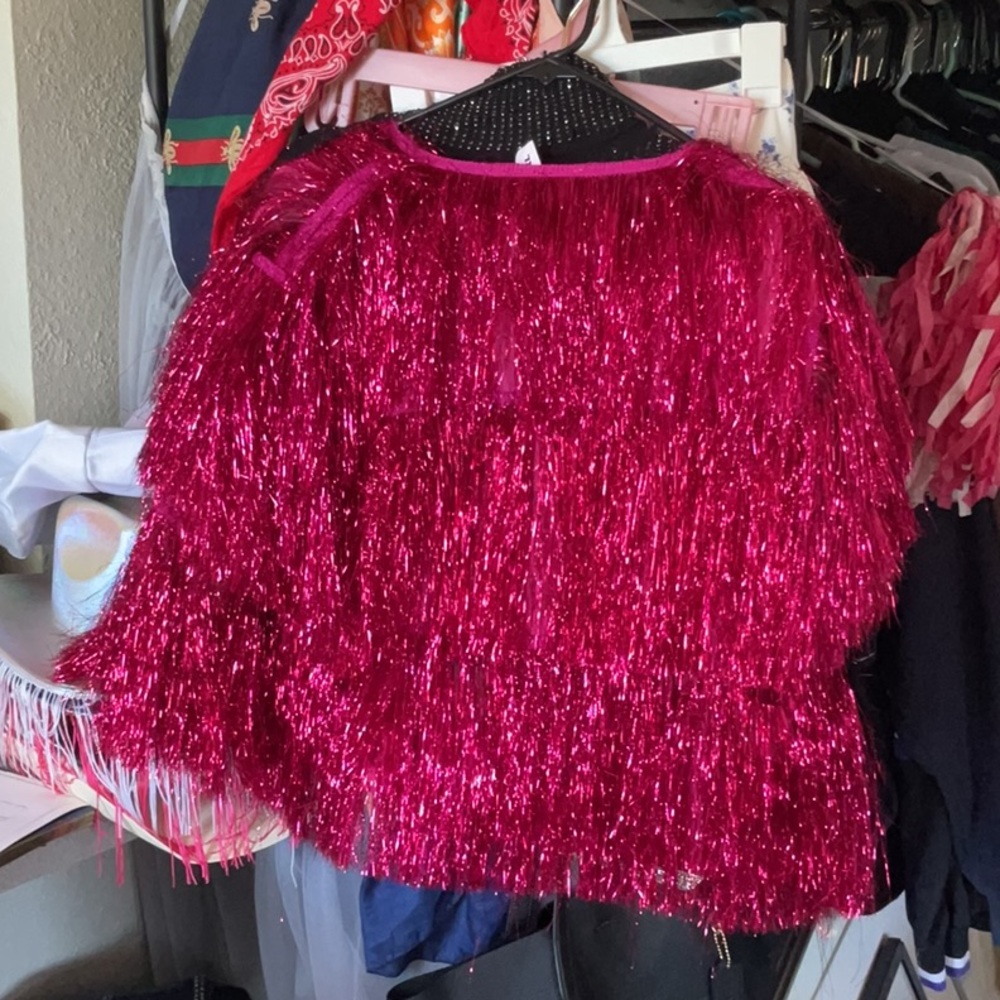 Rave and Eras tour fringe jacket